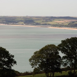 View of Slapton Sands from St Peter